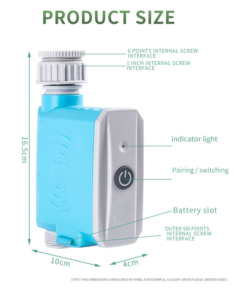 Custom Garden Automatic Tuya WiFi APP Control Sprinkler Water Timer Watering Timer Smart Drip Irrigation Controller