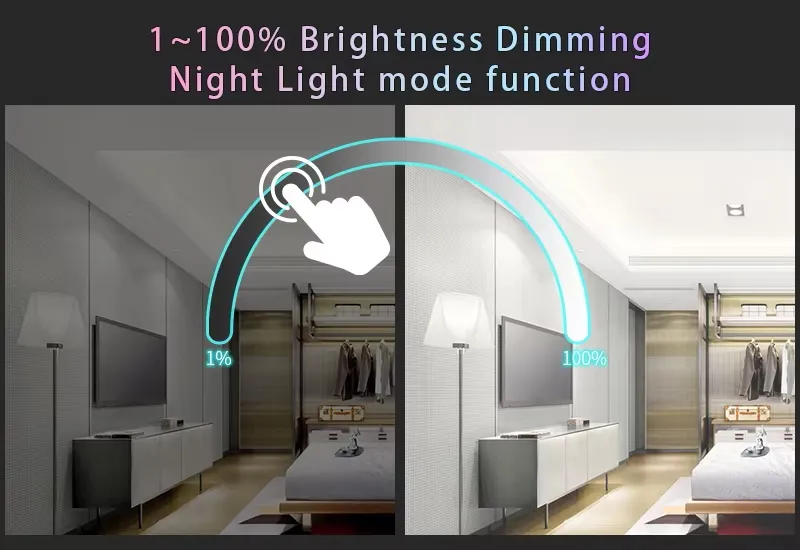 Tuya WiFi Touch Panel Dimmer 5