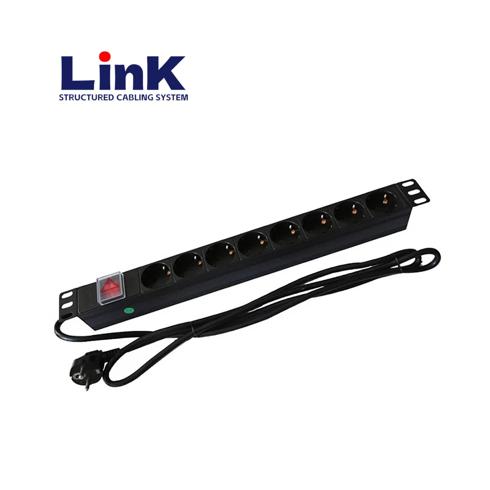 19" Customizable Surge-Protected European Style PDU Power Distribution Unit
