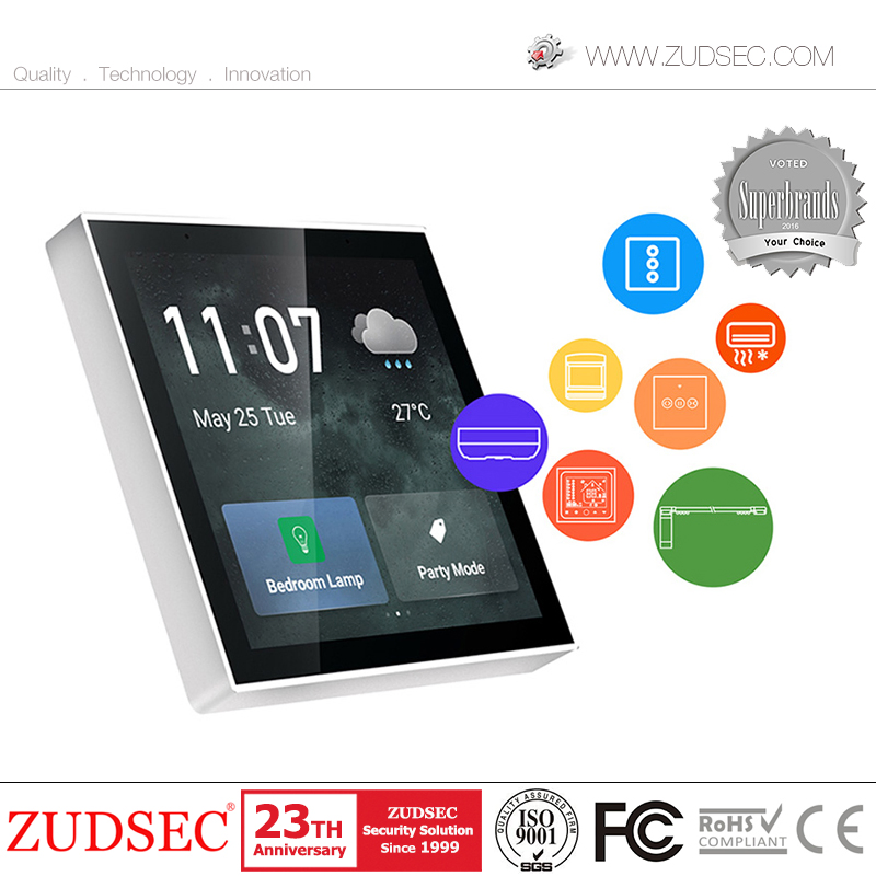 Tuya Smart Switch Panel Poe 4-Inch Touch Screen Tuya Smart Home Control Panel Controller Zigbee Hub Gateway