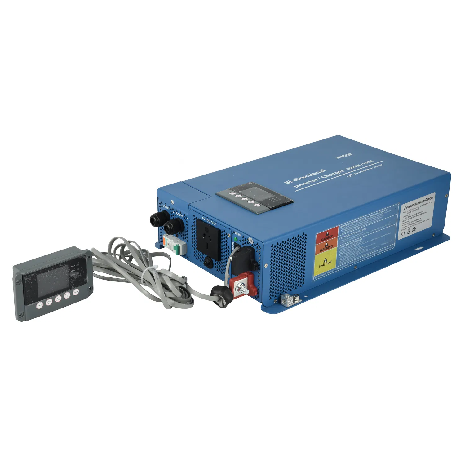 12V 230V 2000W Bi-Directional Inverter Charger with RCD Max Charging Current 80A