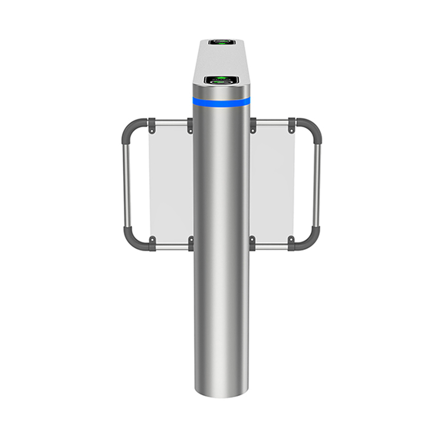 304 Stainless Steel Automatic High Security Pedestrian Access Control with RFID/Barcode/Face Recognition Devices Swing Barrier Speed Gate