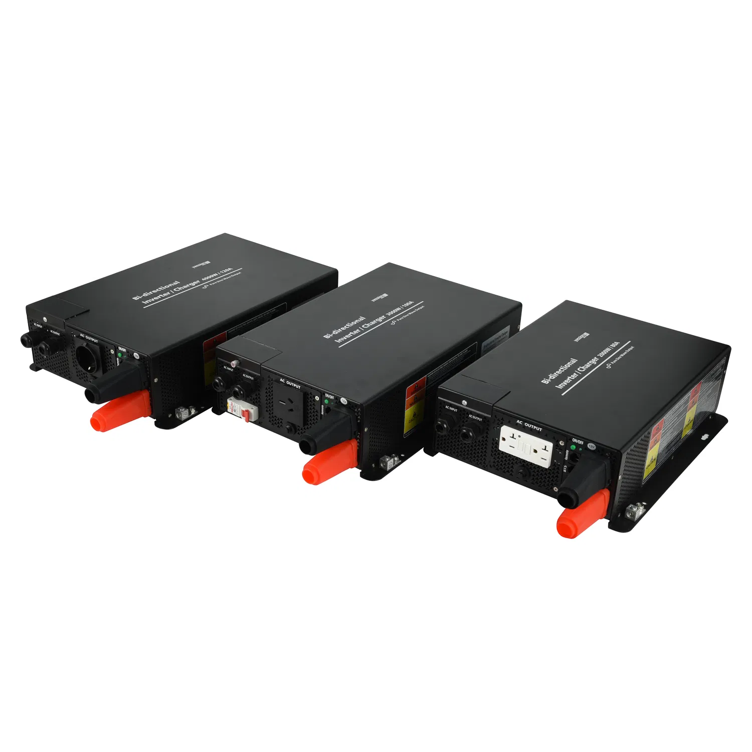 2000W Pure Sine Wave Bi-Directional Inverter Charger 10A~80A Adjustable Current Charger