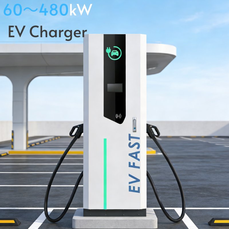 Public DC Fast Charger Equipment 60-360kw for Electric Cars Compatible with Multiple Standards Ocpp Protocol