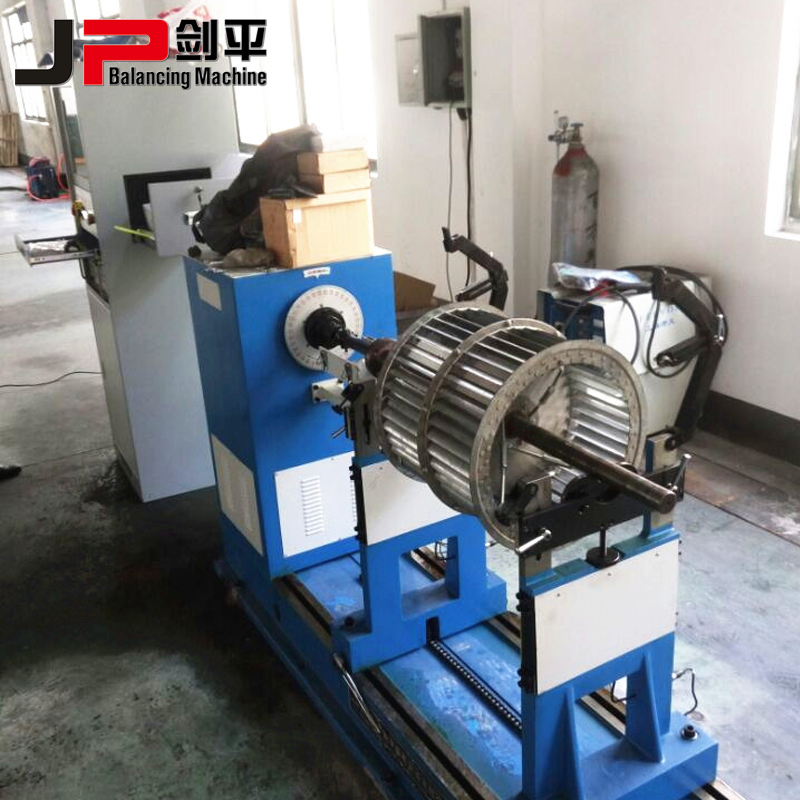 Industrial Fan Rotor Balancing System - 90% Unbalance Reduction