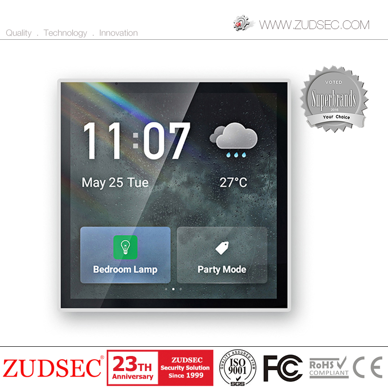Tuya Smart Switch Panel Poe 4-Inch Touch Screen Tuya Smart Home Control Panel Controller Zigbee Hub Gateway