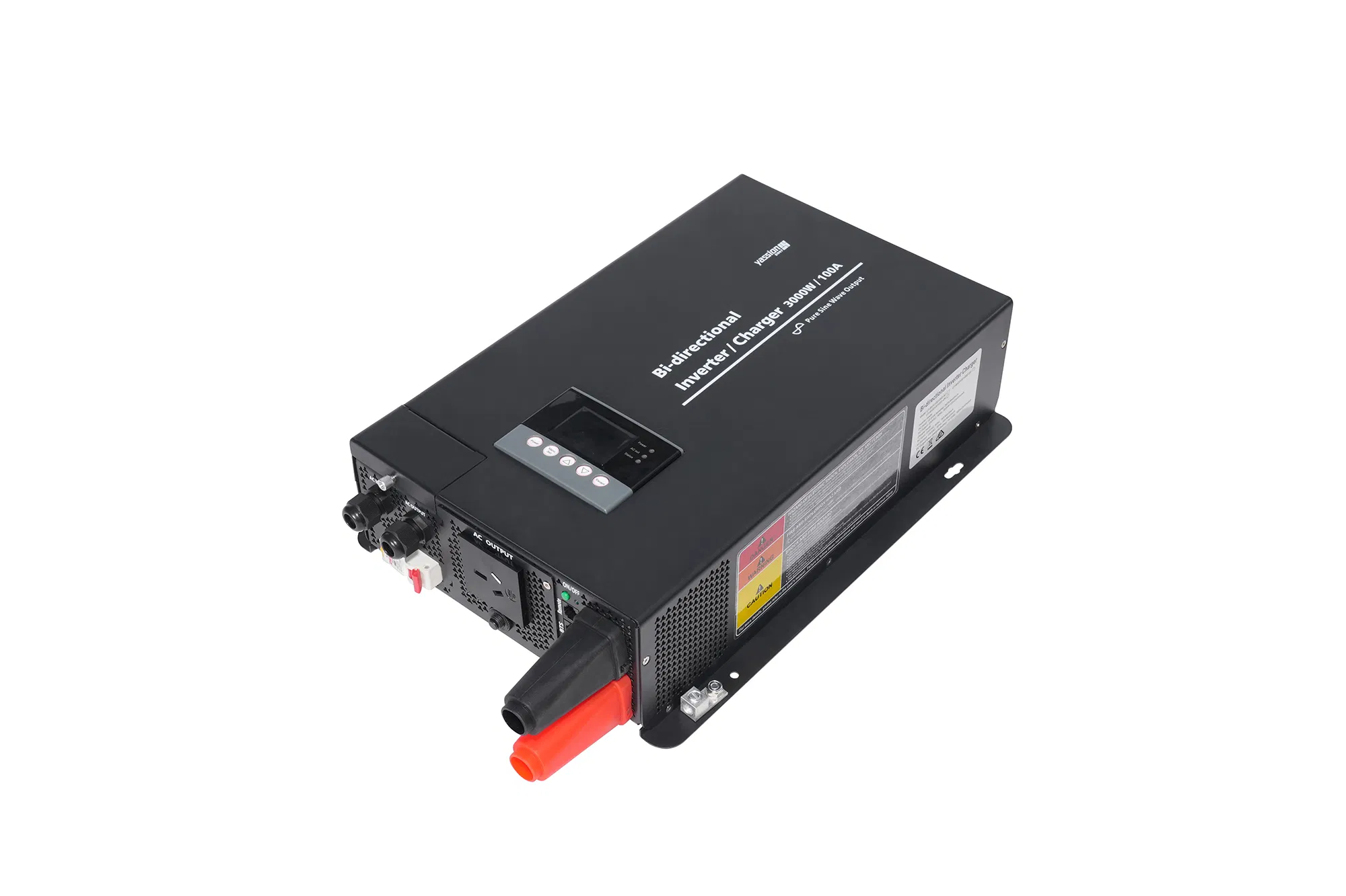 Bi-Directional Power Inverter with Charger 3000W 12VDC to 110 VAC Charging Current 100A