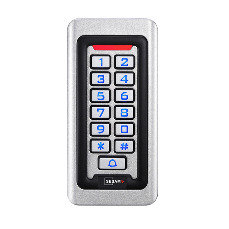 2000 User Capacity Wiegand 26 Bit Metal Keypad RFID 125kHz Wiegand Access Control with Card Readers Protocol 0-5m Reading Distance (S602 (EM))