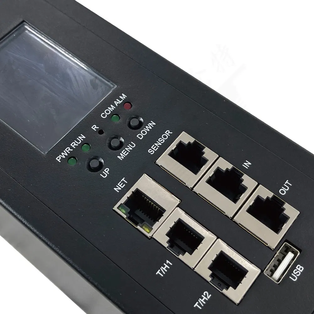 Vertical Power Distribution Unit with 2m Cable and Monitoring C39 PDU