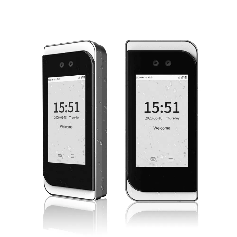 Waterproof IP65 Visible Light Facial Recognition RFID Access Control with Time Clocking
