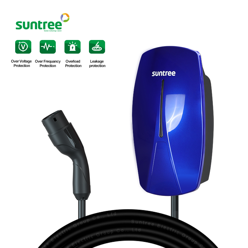 Suntree Single-Phase AC EV Wallbox Charger (230V, 32A, 7kw) – Ocpp Protocol Supported, IP65, CE Certified