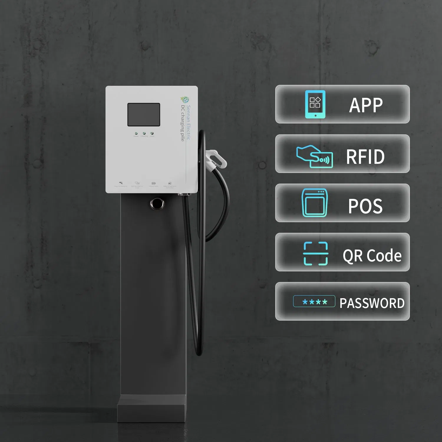 Ocpp Protocol CCS2/CCS1/Gbt/Nacs/Chademo EV Charger Station with Charging Module