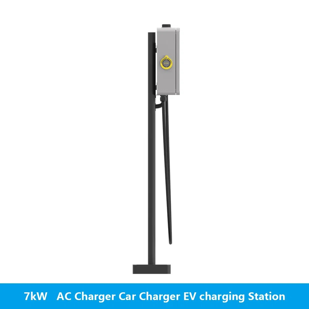 2023 New 7kw V2h V2g IP55 Wallbox Home EV Charger 32A 95% Efficiency Charging Pile