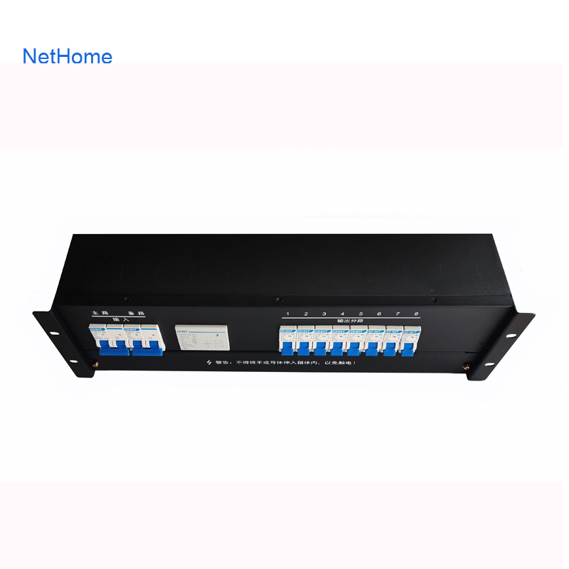 Telecom Power Distribution Unit 8 Channels 32A with Circuit Breaker PDU