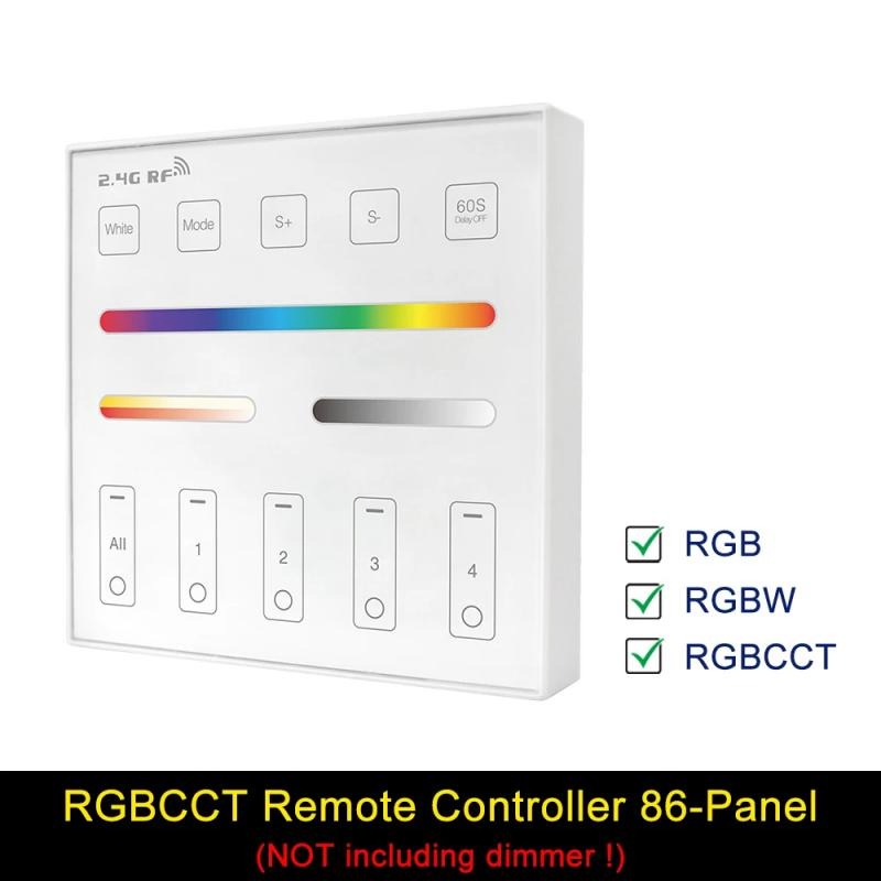 Zigbee 3.0 CCT RGBW RGB Controller LED Strip Smart Dimmable WiFi LED Dimmer Work with Tuya Gateway Hue Bridge Smartthings Bridge Controller