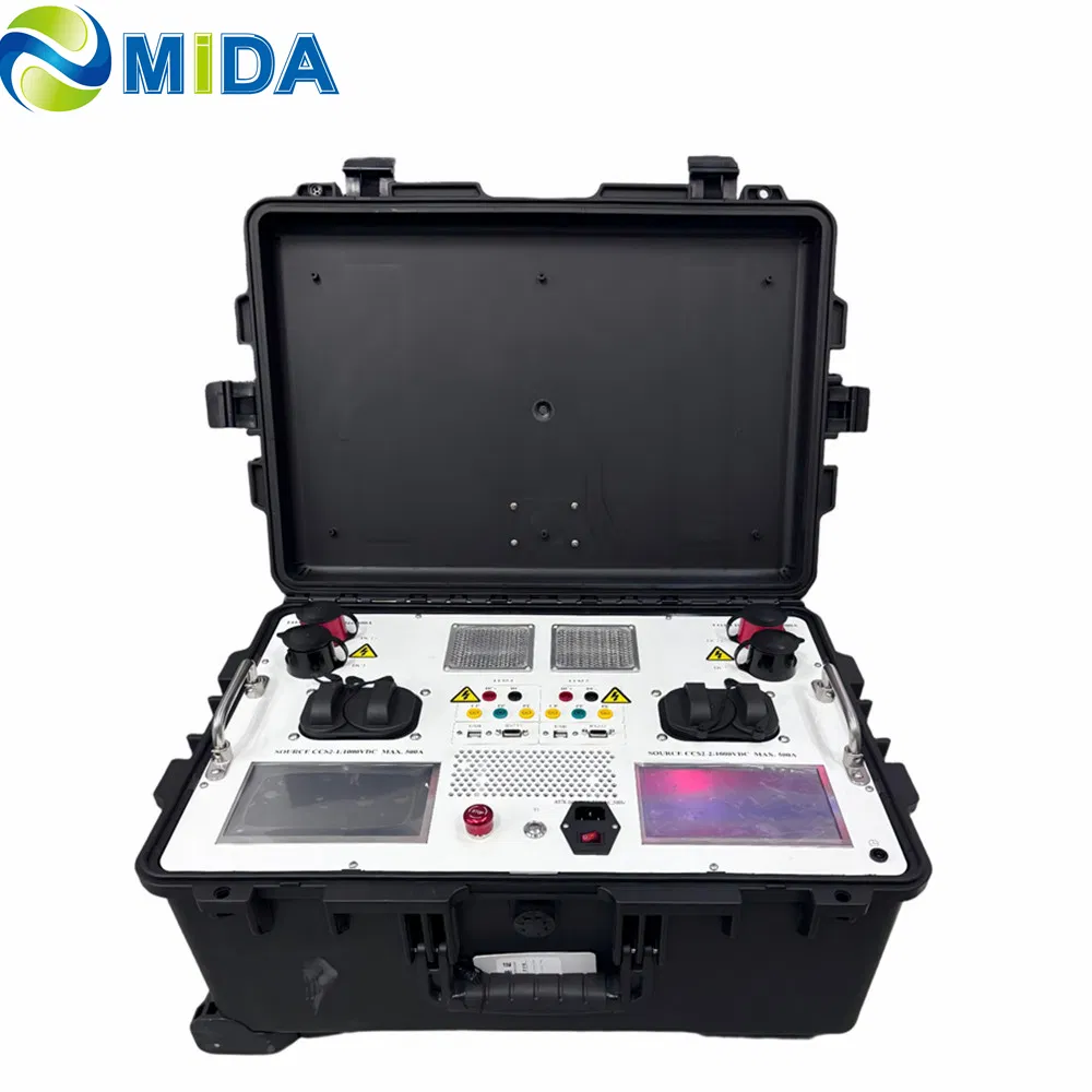 Portable Evse Simulator DC Charging Station Tester for CCS2 CCS1 Gbt Chademo