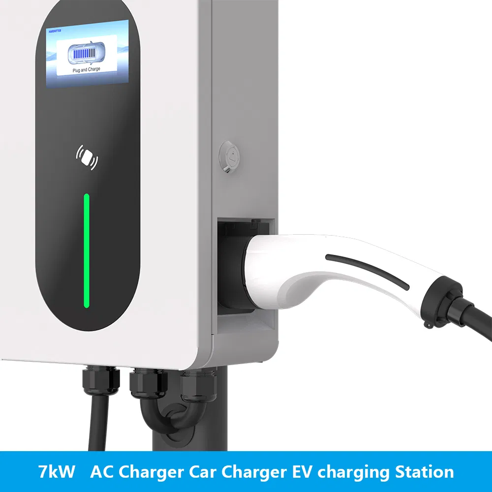 2023 New 7kw V2h V2g IP55 Wallbox Home EV Charger 32A 95% Efficiency Charging Pile
