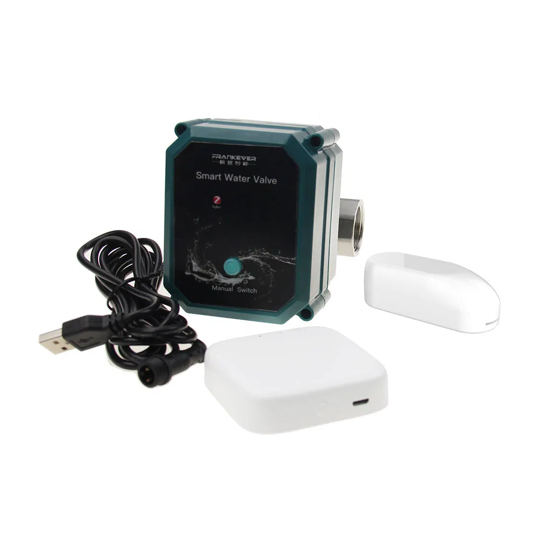 DC 5V IP67 Automatic Smart Home Zigbee WiFi Tuya Water Ball Valve Controller for Home Garden Irrigation