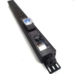 1u Rack Mount Power Distribution Unit with Six Outlets