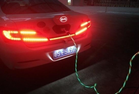 AC Luminous Charging Cable Glowing Car Charging Station Charging Cable