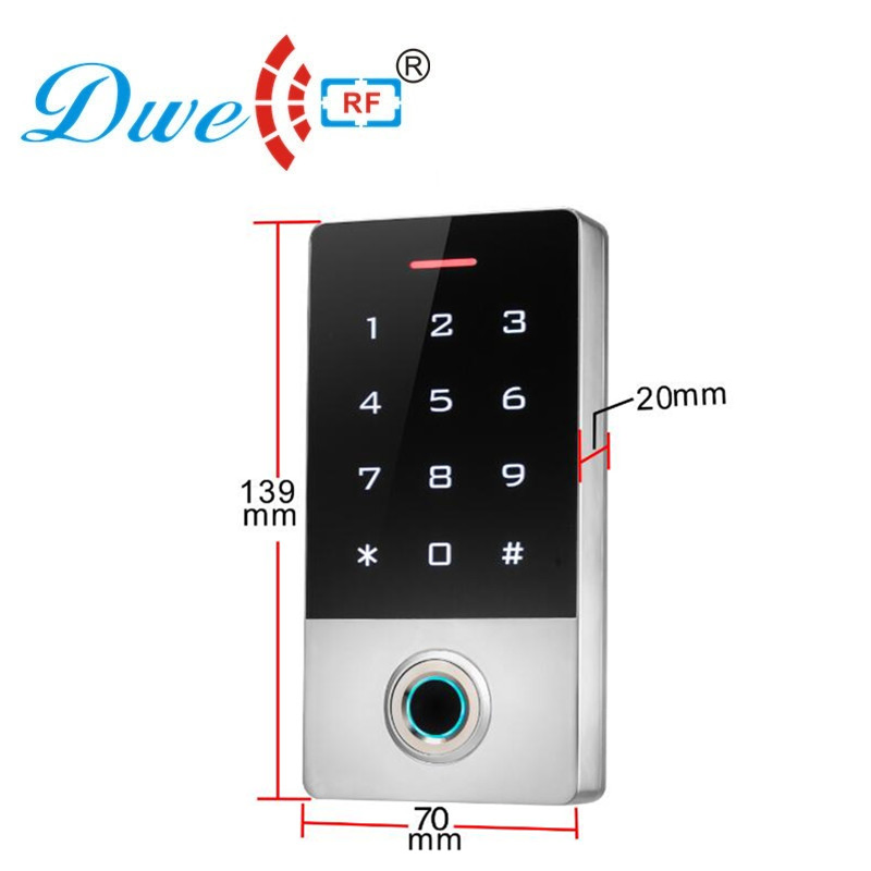 125kHz Fingerprint Wiegand 26 RFID Reader Standalone Access Control