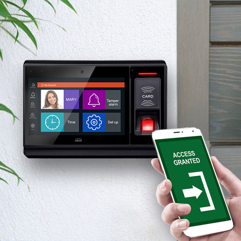 WiFi Biometric Access Control Fingerprint Door Entry System for Building Access Control RFID Card Reader Commercial Use
