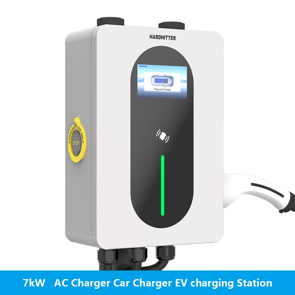 2023 New 7kw V2h V2g IP55 Wallbox Home EV Charger 32A 95% Efficiency Charging Pile