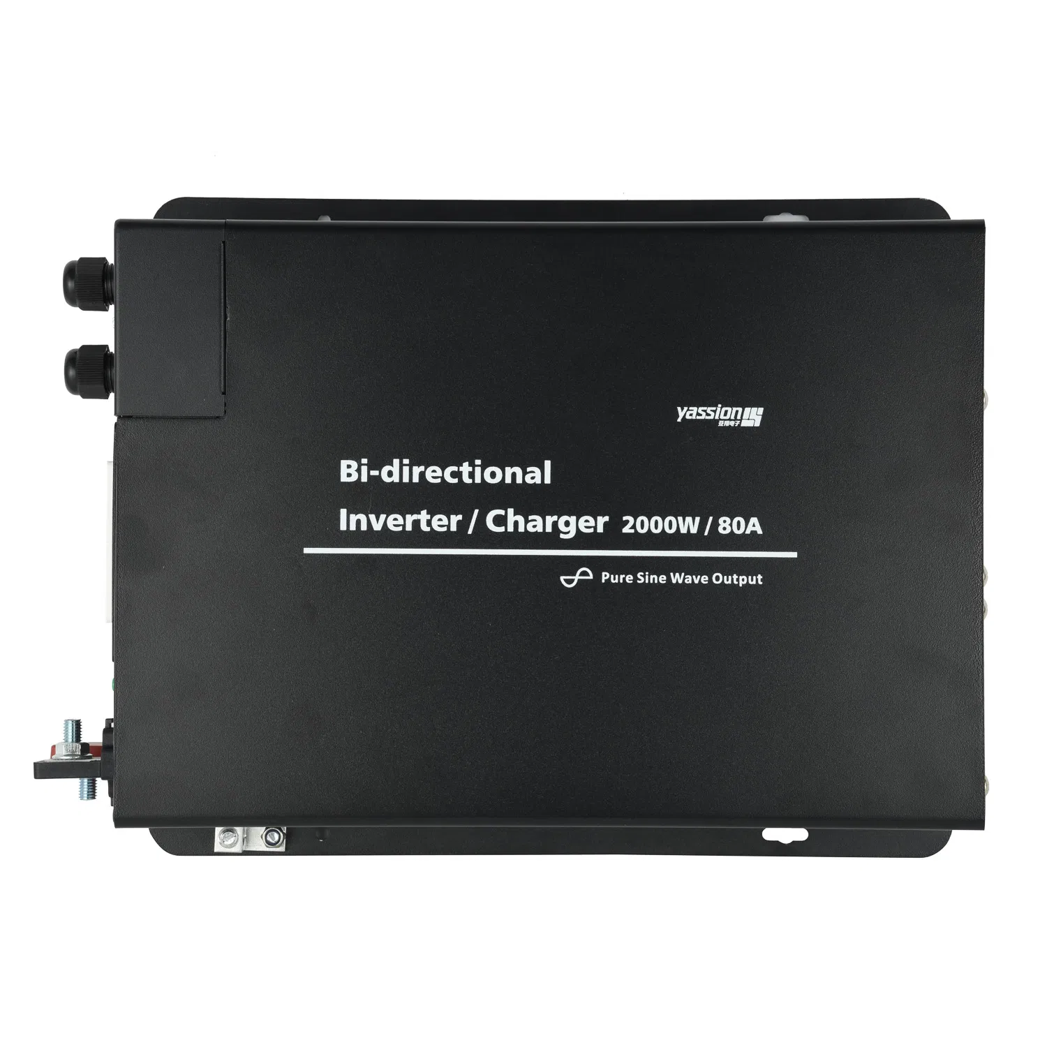 2000W Pure Sine Wave Bi-Directional Inverter Charger 10A~80A Adjustable Current Charger