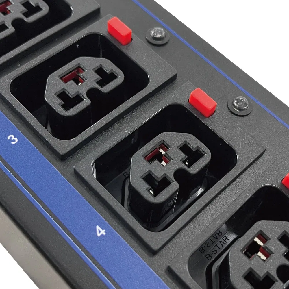 Vertical Power Distribution Unit with 2m Cable and Monitoring C39 PDU