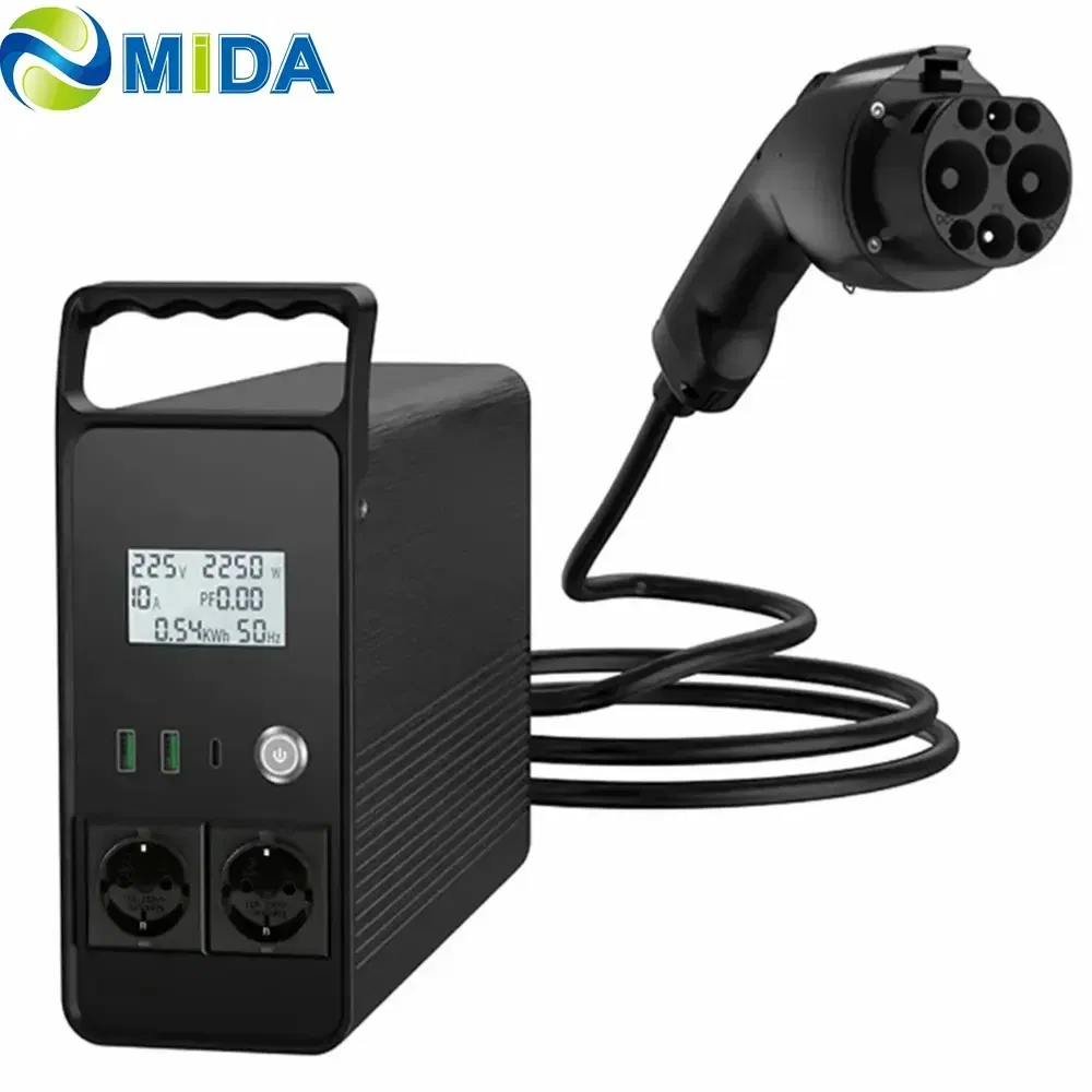 DC Gbt V2l Adapter GB/T EV Discharger V2l V2h Power Supply