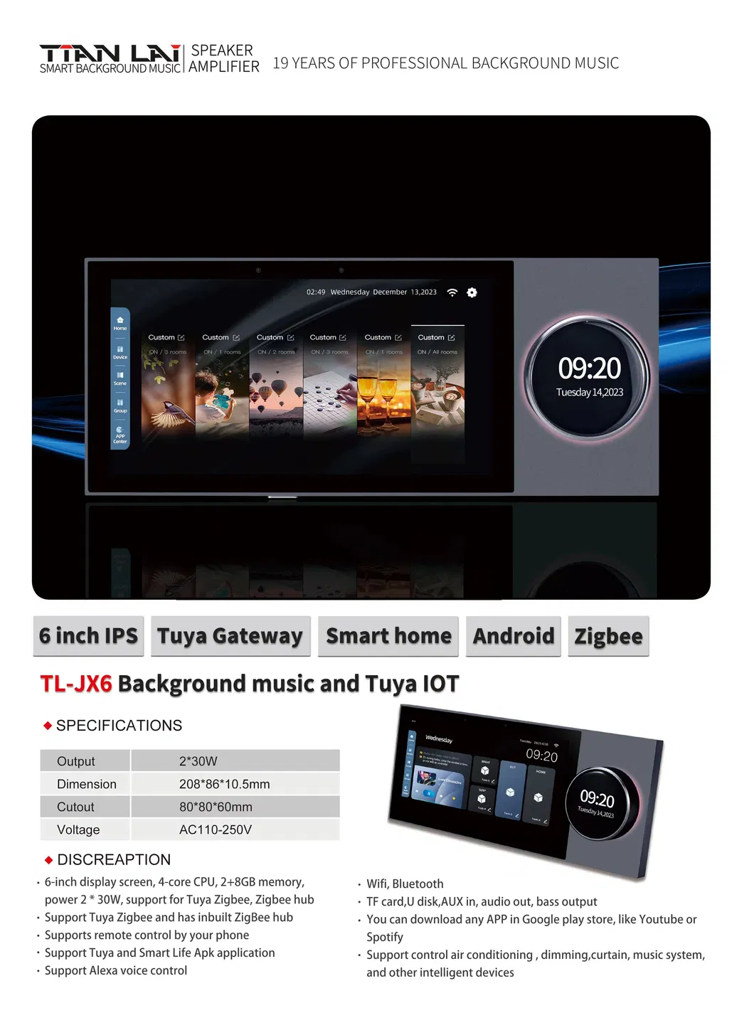 Detailed Specifications