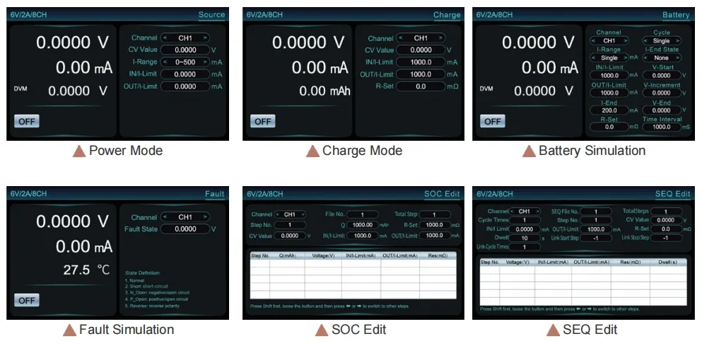 BMS chip test application