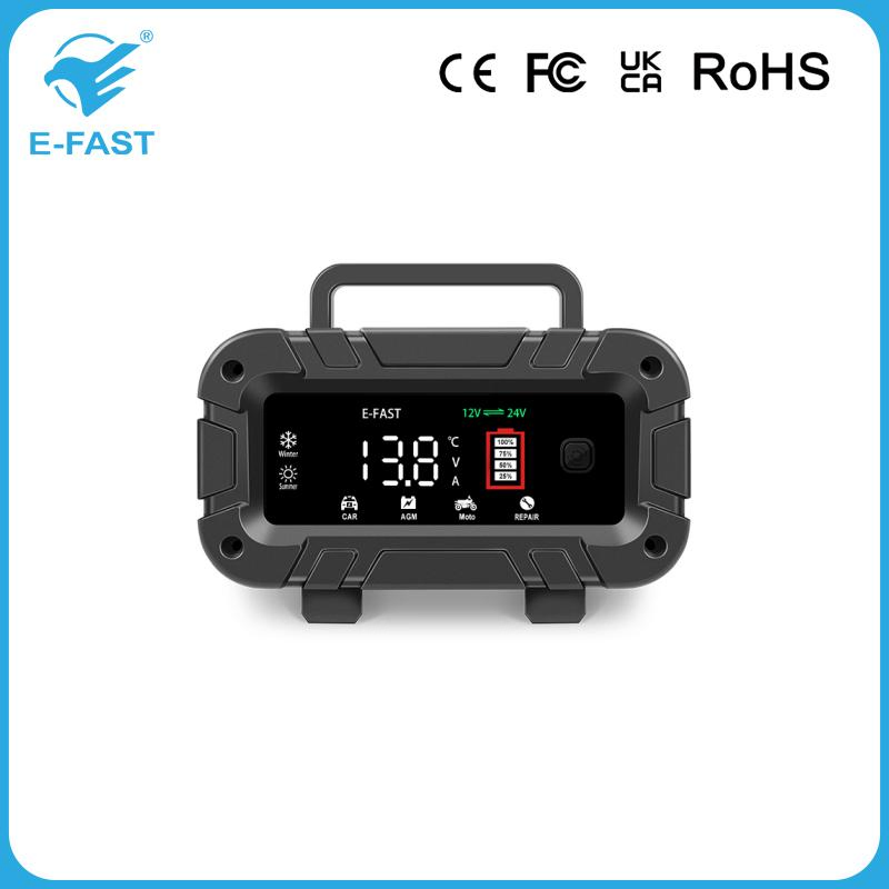 Universal Lead Acid Battery Charger 12V 10A 24V 5A Car AGM Battery Charger