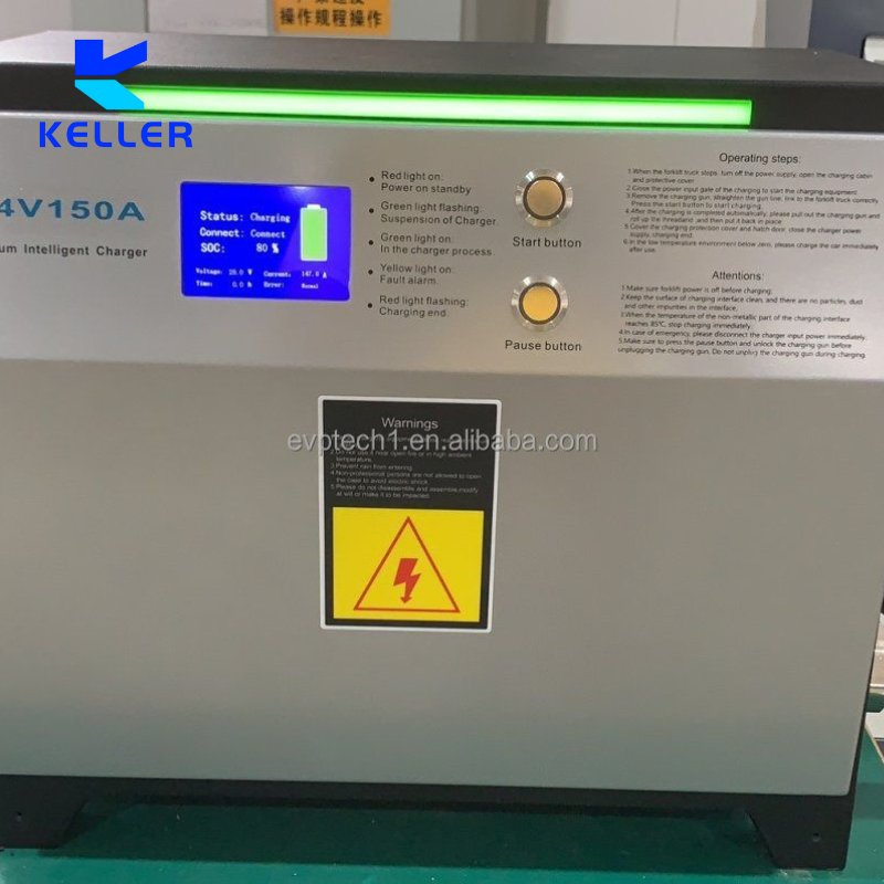 48V Series 100A-150A High Efficiency 94% Li Battery Charger for Forklift Excavator 1.2kw-24kw