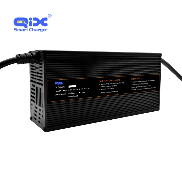 OEM/ODM 84V 72V 60V 48V 12 Volt 24V Lead Acid Lithium Iron Phosphate Industrial Intelligent Forklift Electric E Bike Tricycle Lithium Battery Charger RoHS