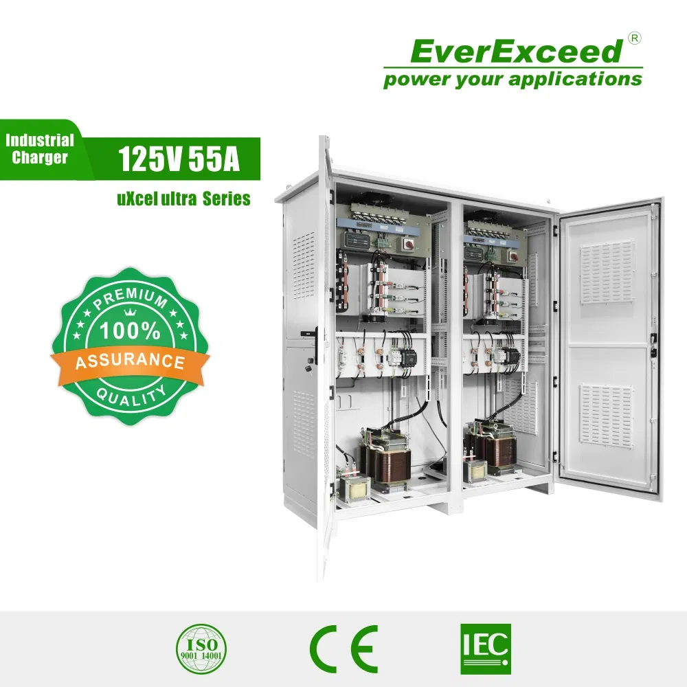 Everexceed Uxcel Ultra Series 125V55A Redundancy Rectifier Battery Charger