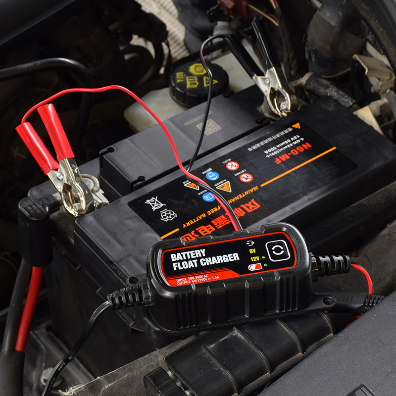 2-AMP Fully-Automatic Smart Charger, 6V and 12V Battery Charger, Battery Maintainer, Trickle Charger