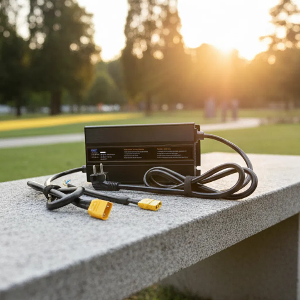 Efficient 2000W Fast LiFePO4 Battery Charger for Golf Cart and E-Scooter, 48V 50A IP34 Rated with Temperature Control