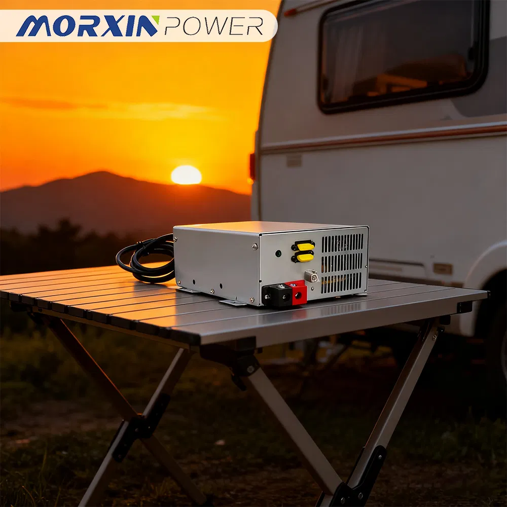 12V/24V 35A 7 Stage Automatic Car RV Battery Charger for AGM