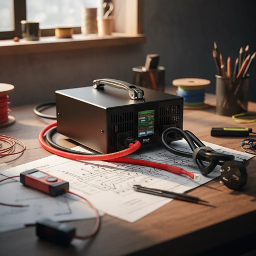 Professional Industrial 3300W Charger IP34 for RV Marine Sweeper Battery Pack Charging with 24 Month Warranty and Durable Design