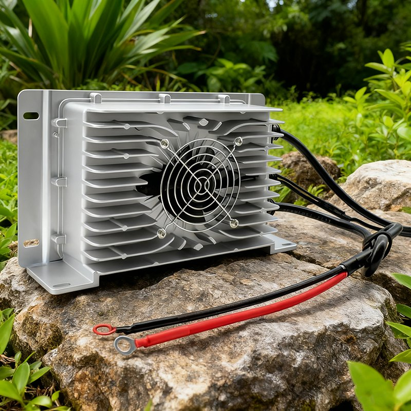 Smart Portable Charger for 24V Marine and Mower Batteries