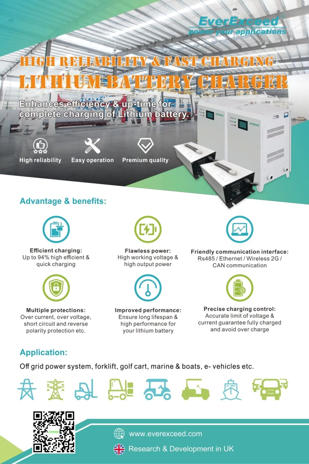 Eca Series Lithium Battery Charger