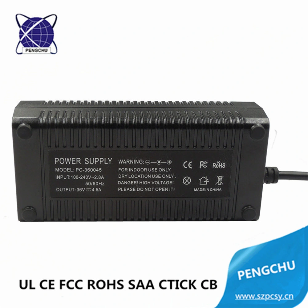 OEM AC to DC 36V 4.4A 160W Switching Power Supply Battery Charger for LED LCD CCTV Monitor