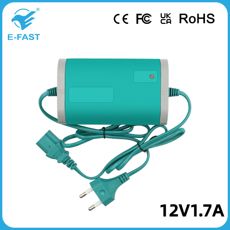 12V 2A Lead Acid &amp; Lithium (LiFePO4) Automatic Trickle Battery Charger Smart Battery Maintainer for Car Motorcycle