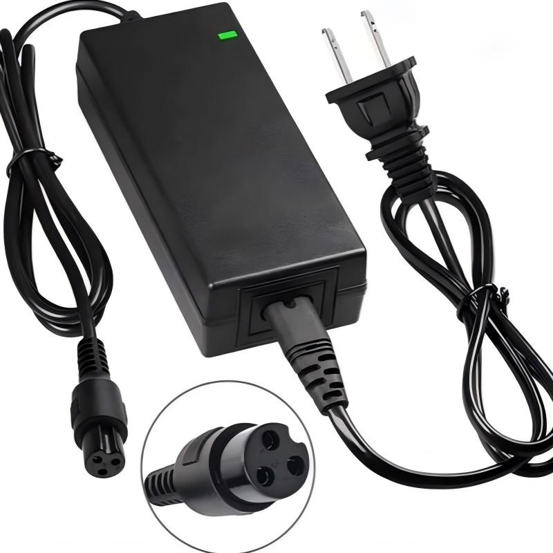 36V Smart Lithium Battery Charger DC42V 2A 5.5X2.1mm for 10 Series 36V 8ah 9ah 10ah 12ah 20ah with LED Indicator EU Us Plug