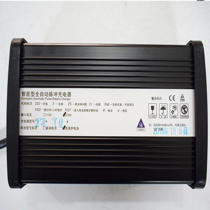 Supply 65-85ah Capacity Gel Battery Using 24V 10A LED Charger for Electric Pallet Trucks