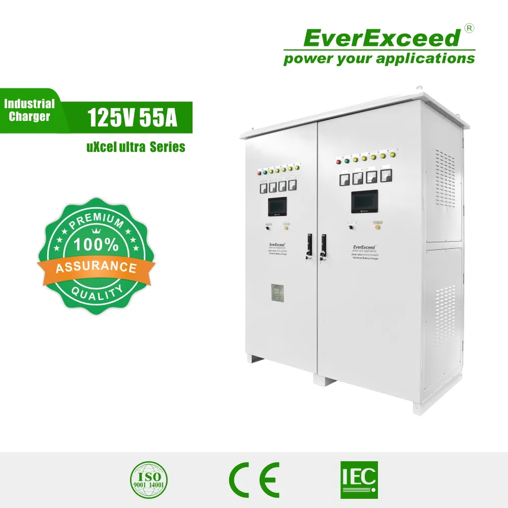 Everexceed Uxcel Ultra Series 125V55A Redundancy Rectifier Battery Charger