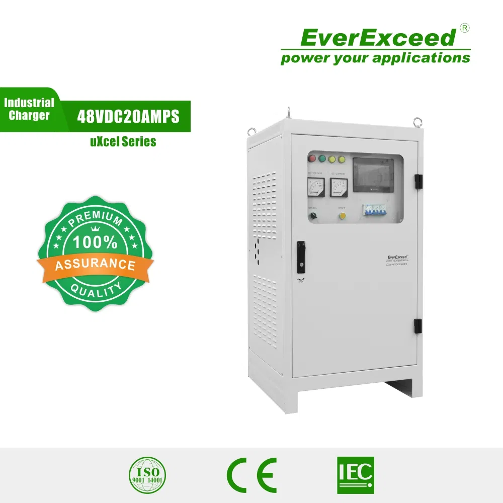 Everexceed 48V16A Uxcel Series Thyristor Rectifier Industrial Battery Charger