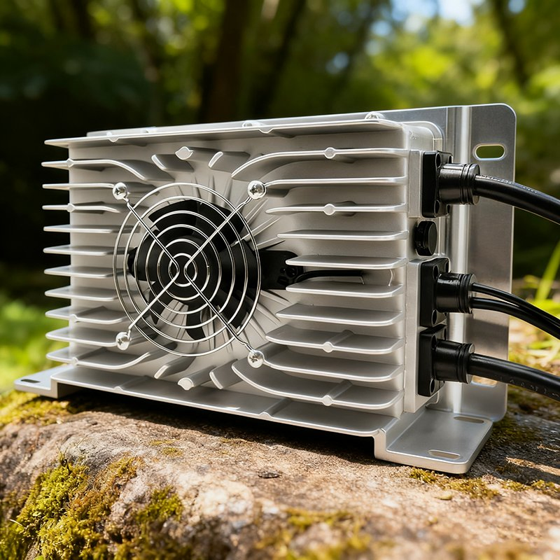 Smart Portable Charger for 24V Marine and Mower Batteries