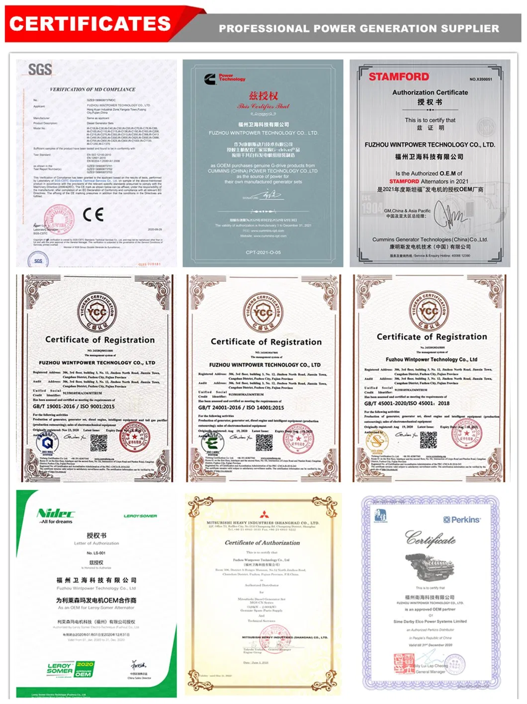 Full Product Certification